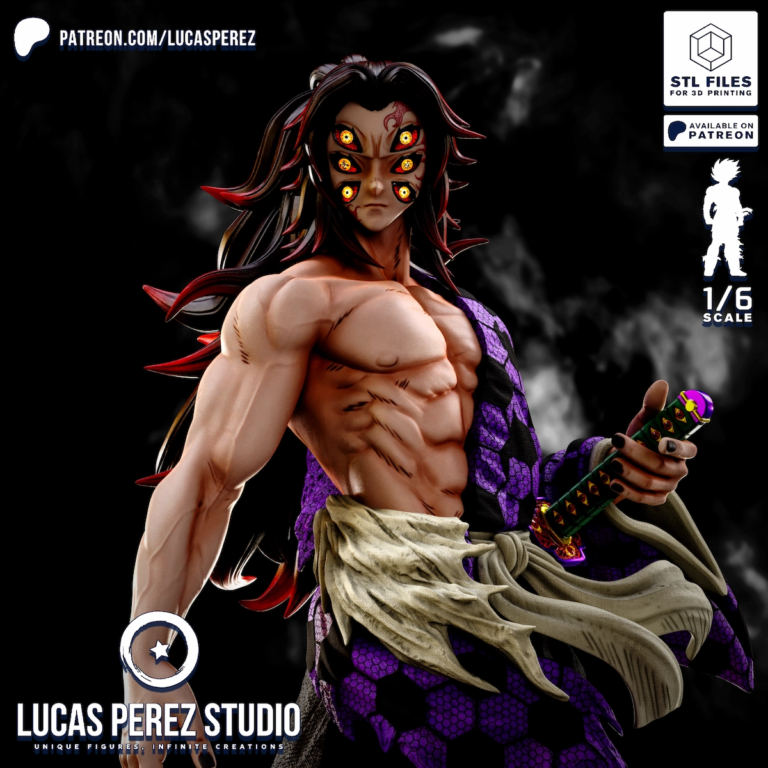Kokushibo STL - Demon Slayer: Kimetsu no Yaiba