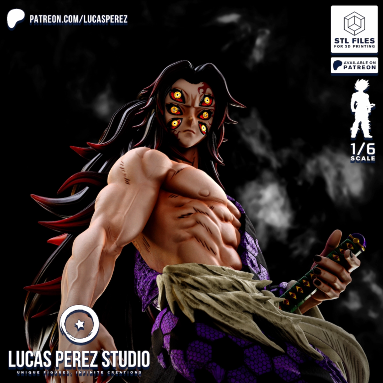 Kokushibo STL - Demon Slayer: Kimetsu no Yaiba