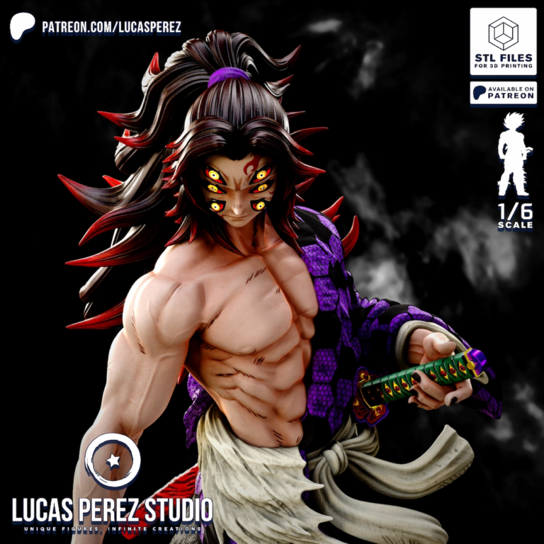 Kokushibo STL - Demon Slayer: Kimetsu no Yaiba