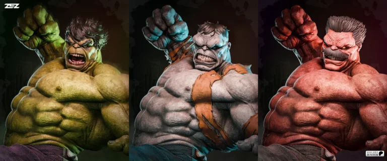 Hulk STL + Extras + Bust + Poster - Marvel