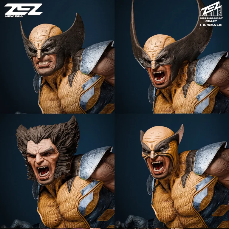Wolverine STL + Extras + Poster + Bust - Marvel