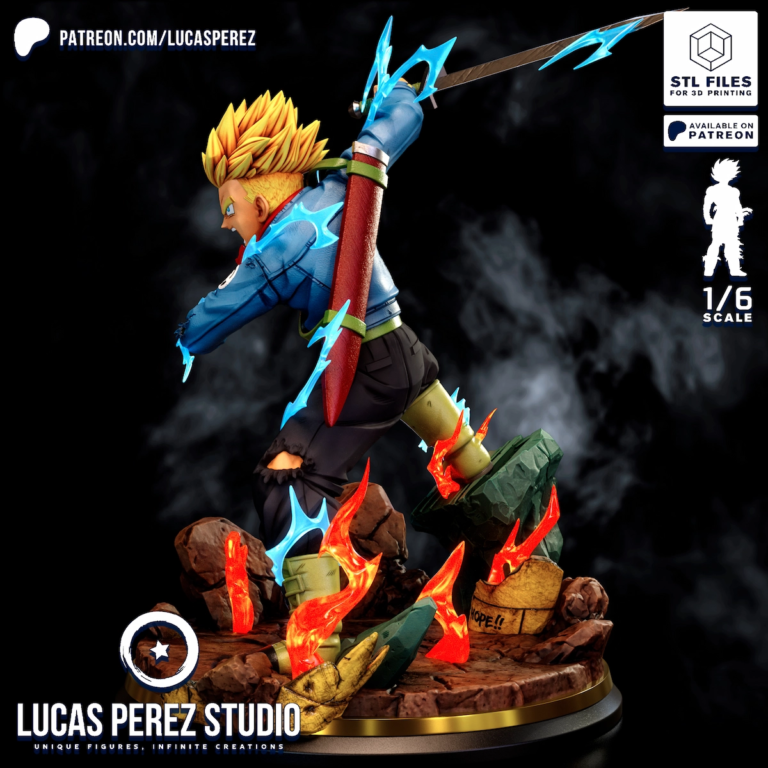 Future Trunks STL 2 - Dragon Ball