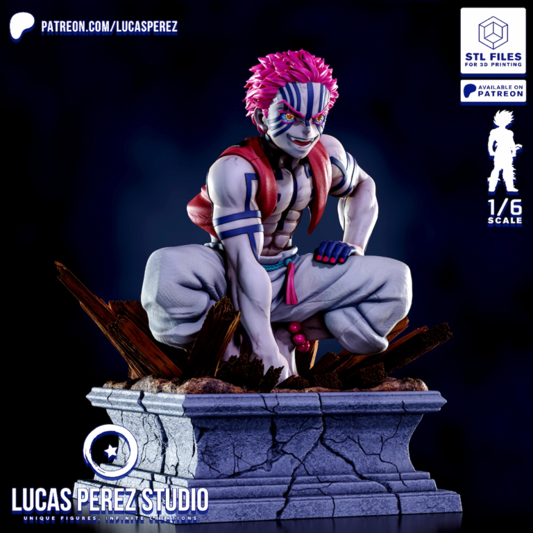 Akaza STL 2 - Demon Slayer: Kimetsu no Yaiba