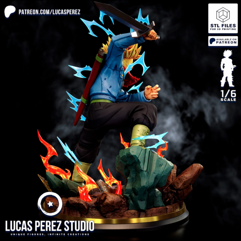 Future Trunks STL 2 - Dragon Ball