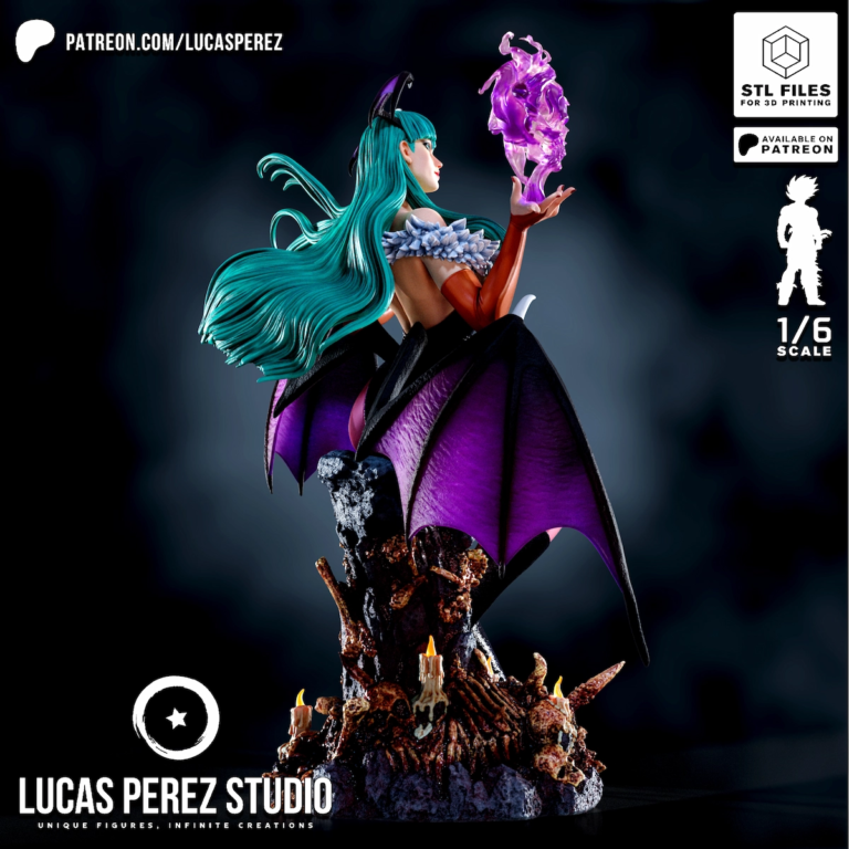 Morrigan STL 5 - DarkStalkers