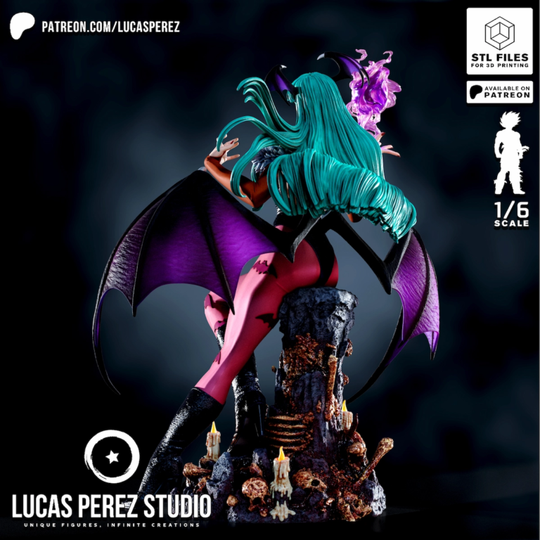 Morrigan STL 5 - DarkStalkers