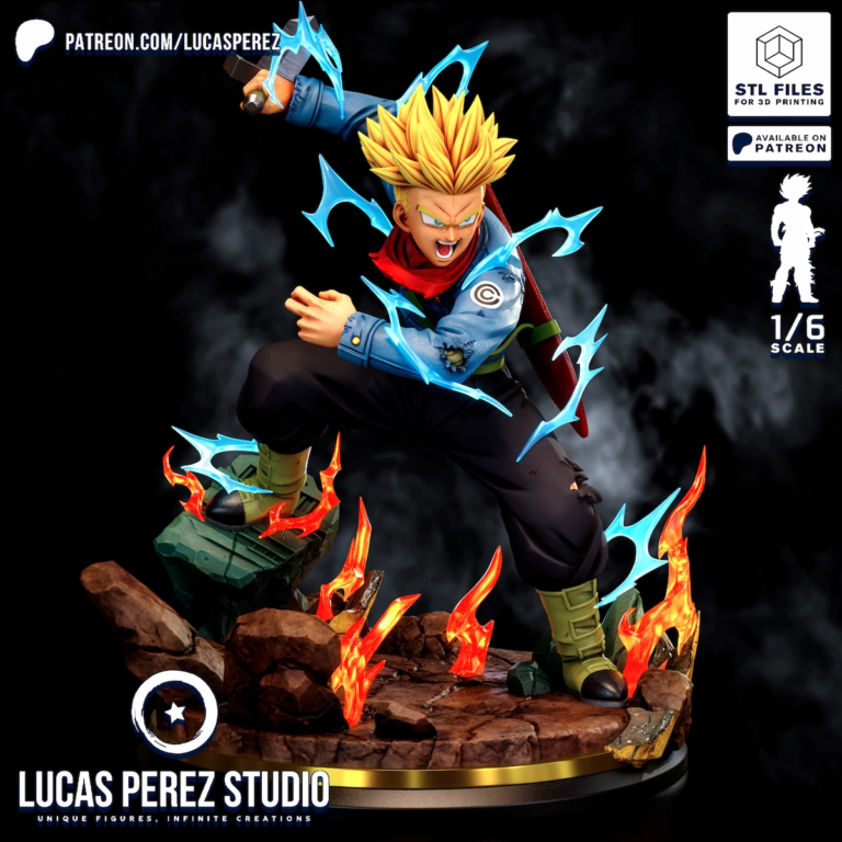 Future Trunks STL 2 - Dragon Ball