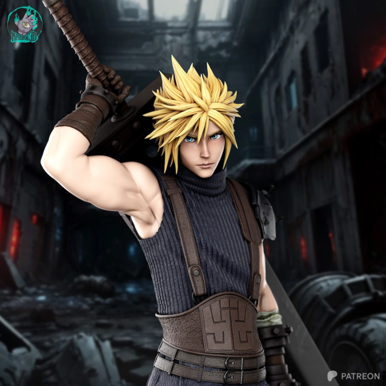 Cloud Strife STL 3 - Final Fantasy