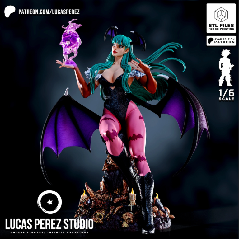 Morrigan STL 5 - DarkStalkers