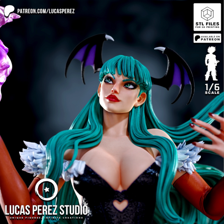 Morrigan STL 5 - DarkStalkers