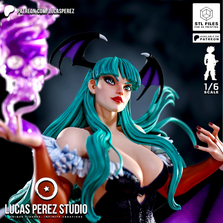 Morrigan STL 5 - DarkStalkers
