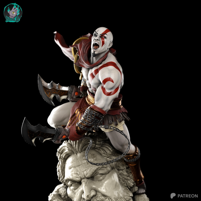 Kratos STL 7 - God of War