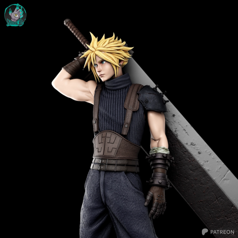 Cloud Strife STL 3 - Final Fantasy