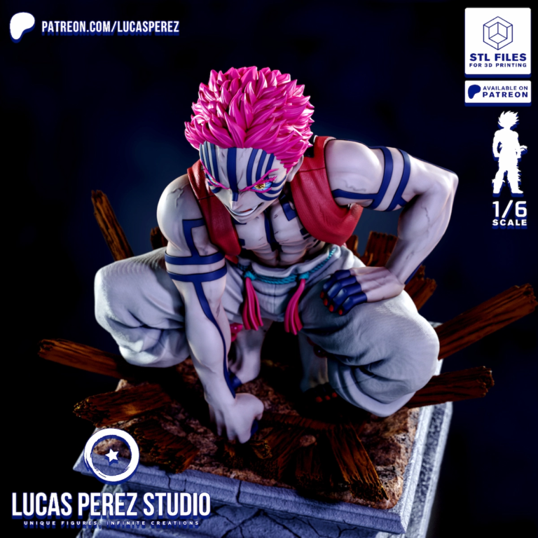 Akaza STL 2 - Demon Slayer: Kimetsu no Yaiba