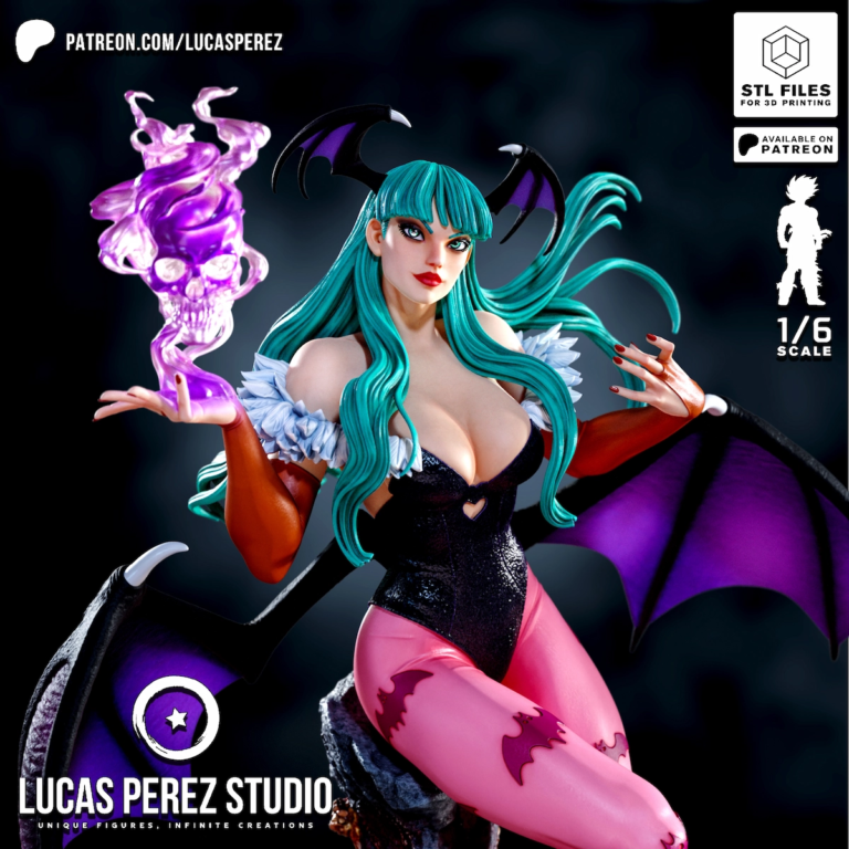 Morrigan STL 5 - DarkStalkers