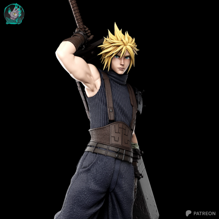 Cloud Strife STL 3 - Final Fantasy