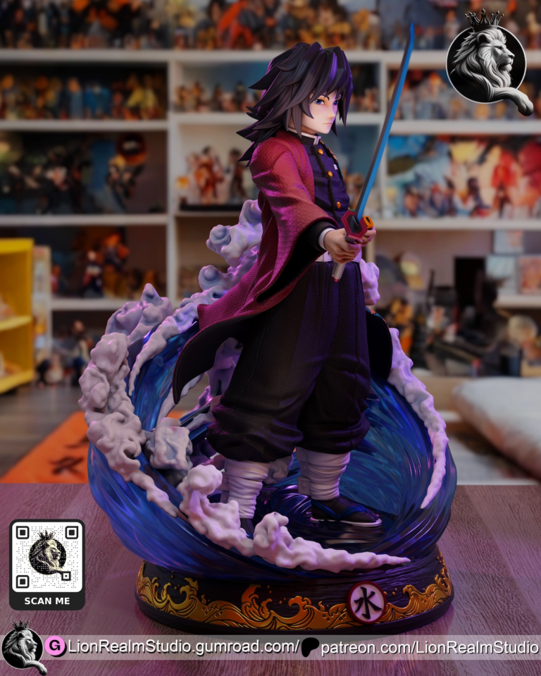 Giyu Tomioka STL 3 - Demon Slayer: Kimetsu no Yaiba
