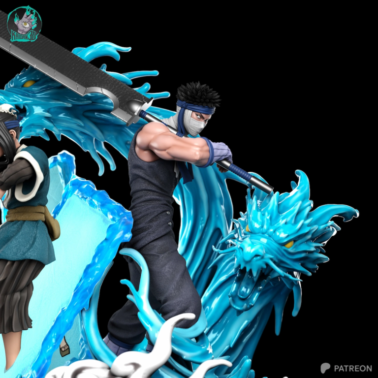 Zabuza & Haku STL - Naruto