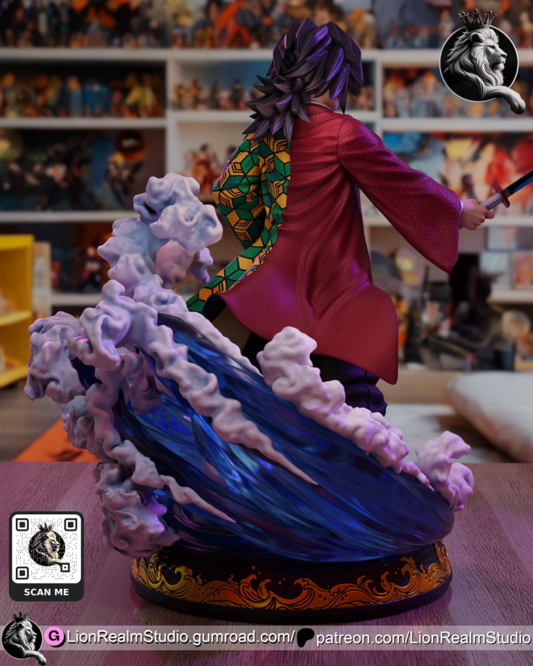Giyu Tomioka STL 3 - Demon Slayer: Kimetsu no Yaiba