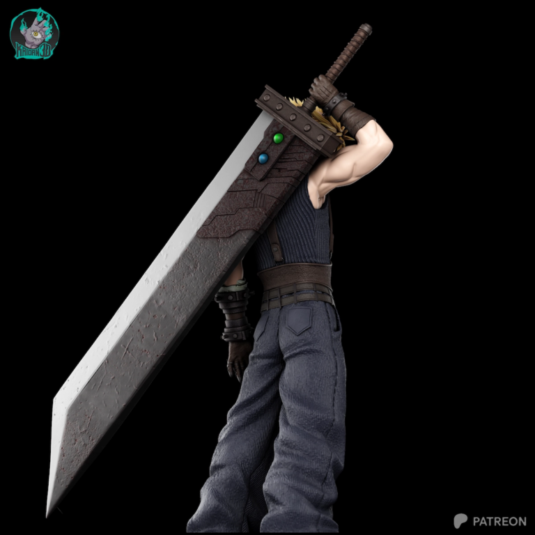 Cloud Strife STL 3 - Final Fantasy