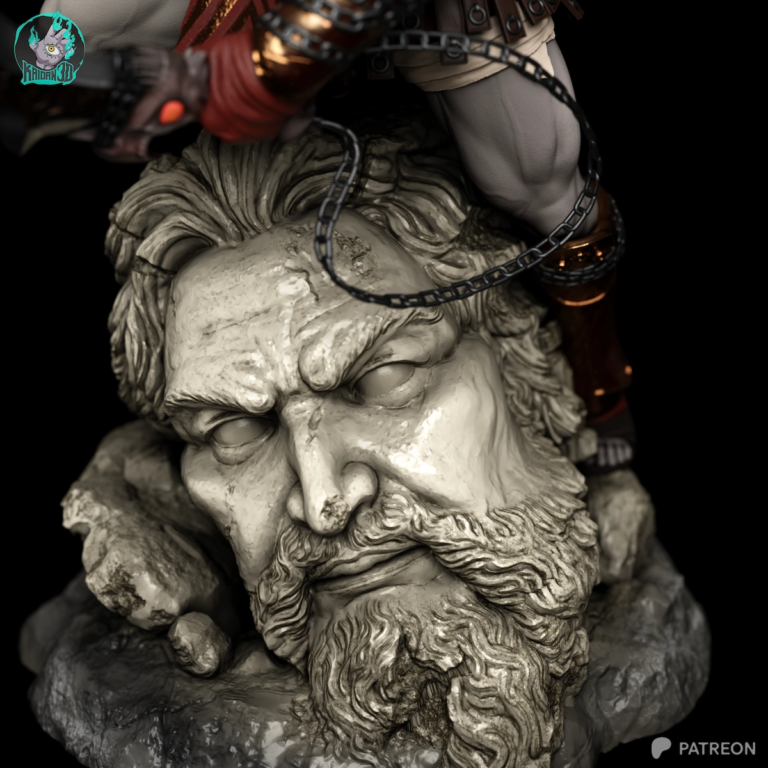 Kratos STL 7 - God of War