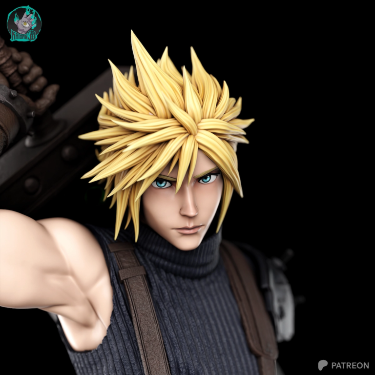 Cloud Strife STL 3 - Final Fantasy