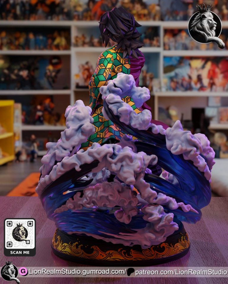 Giyu Tomioka STL 3 - Demon Slayer: Kimetsu no Yaiba