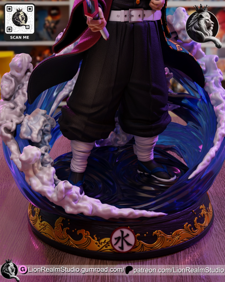 Giyu Tomioka STL 3 - Demon Slayer: Kimetsu no Yaiba