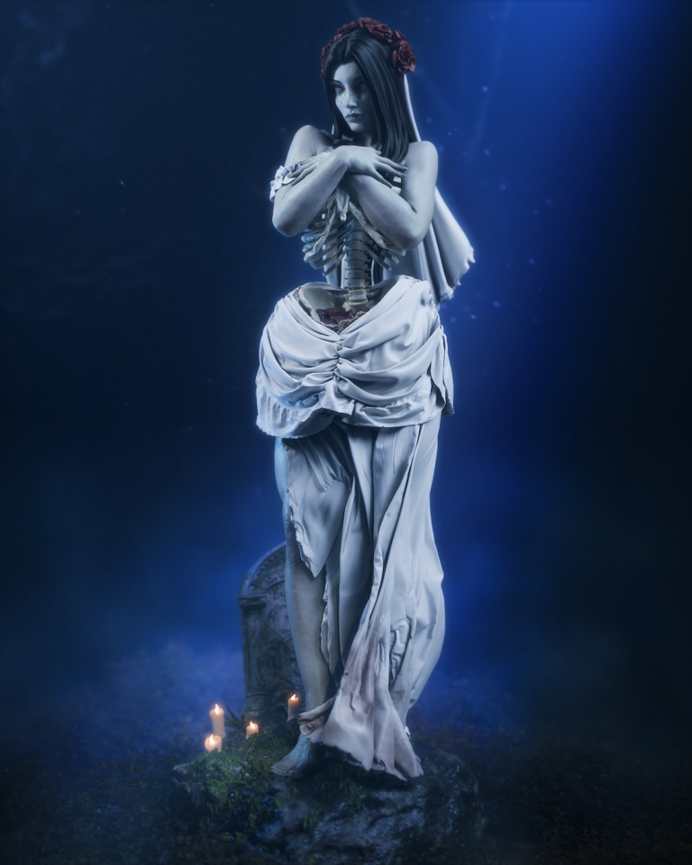 Undead Bride STL - Fantasy