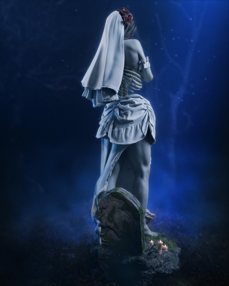 Undead Bride STL - Fantasy