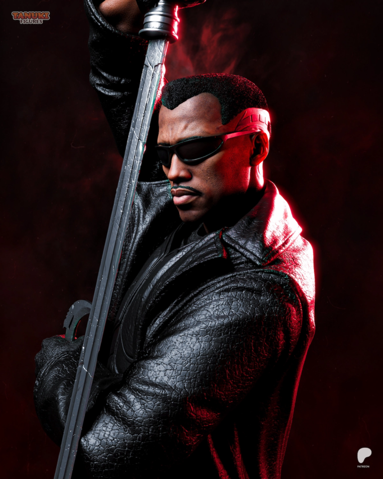 Blade STL + Bust - Marvel