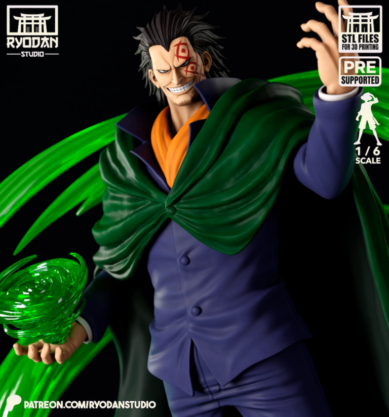 Monkey D. Dragon STL Cover