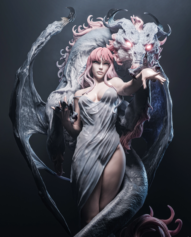 Dragon Girl STL Cover