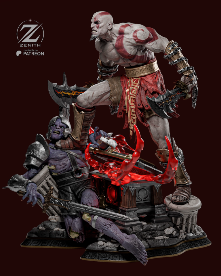 Kratos STL 8 - God of War