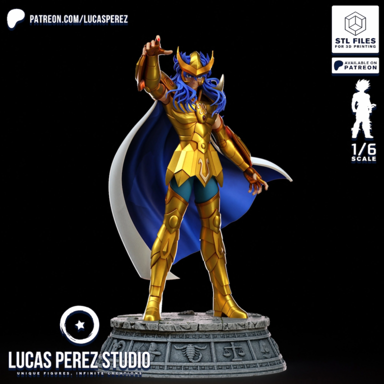 Scorpio Milo STL - Saint Seiya