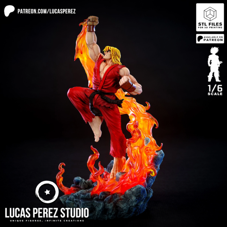Ken Masters STL - Street Fighter