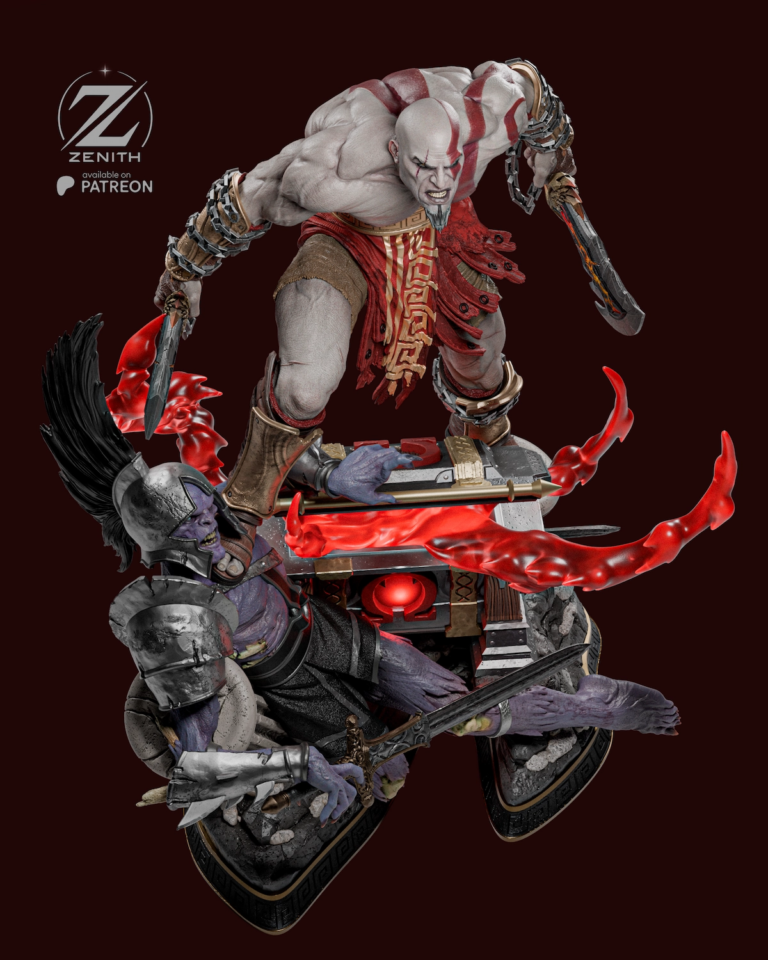Kratos STL 8 - God of War