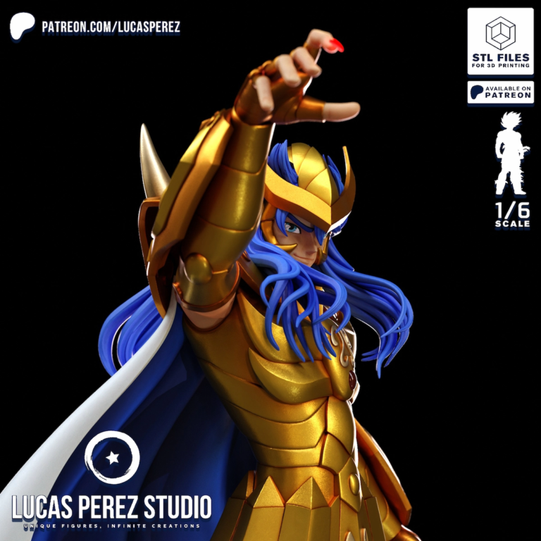 Scorpio Milo STL - Saint Seiya