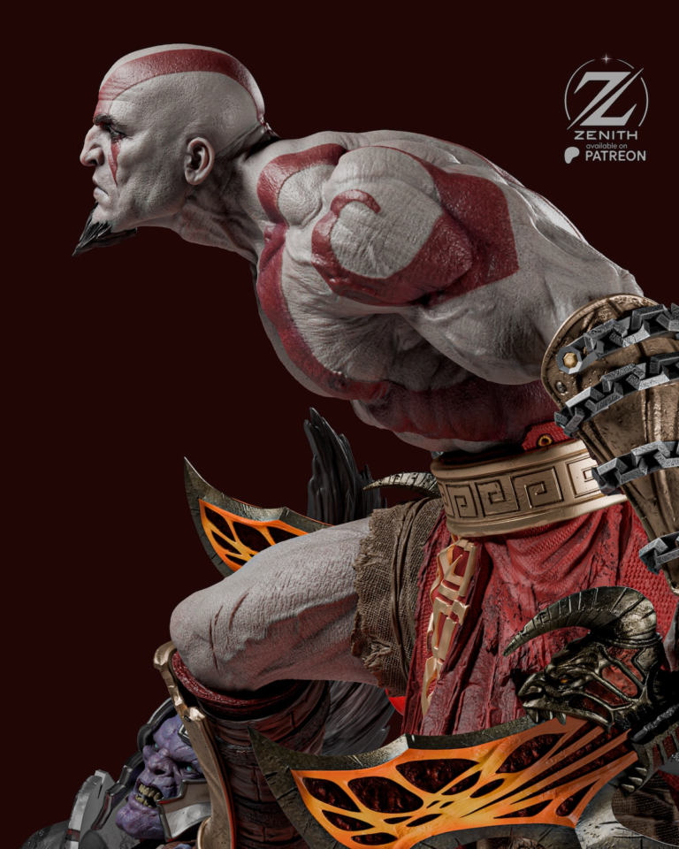 Kratos STL 8 - God of War