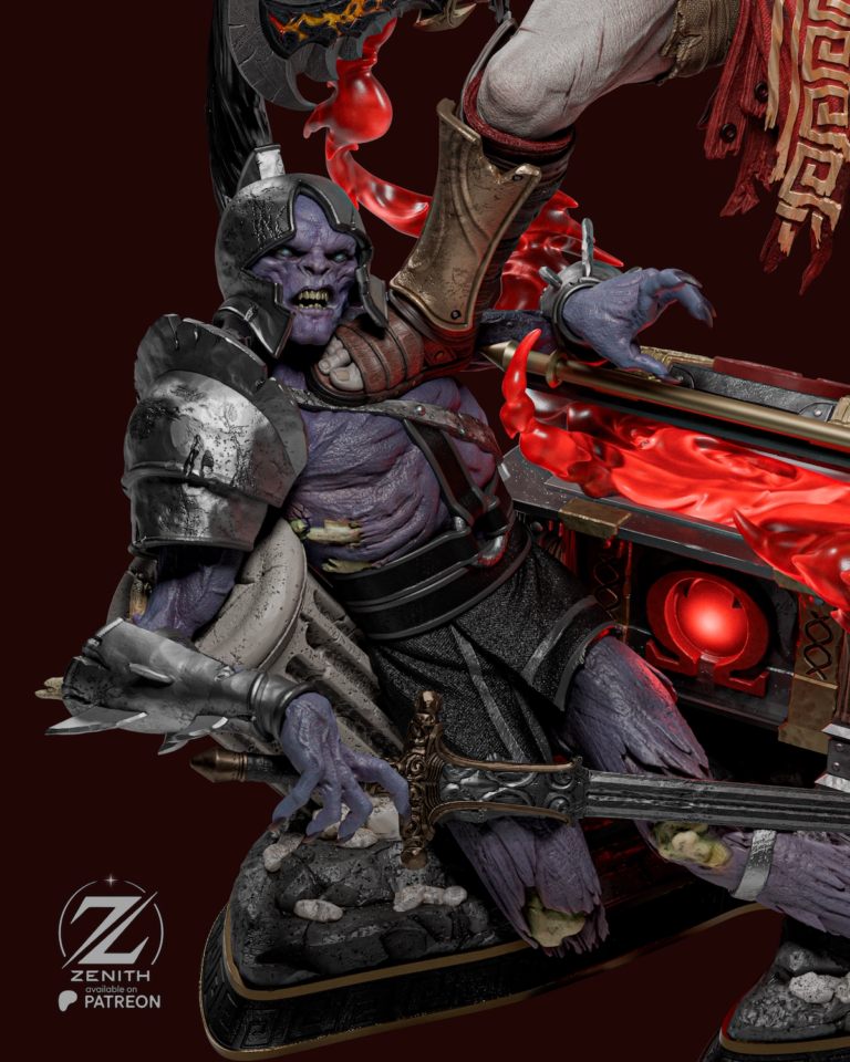 Kratos STL 8 - God of War
