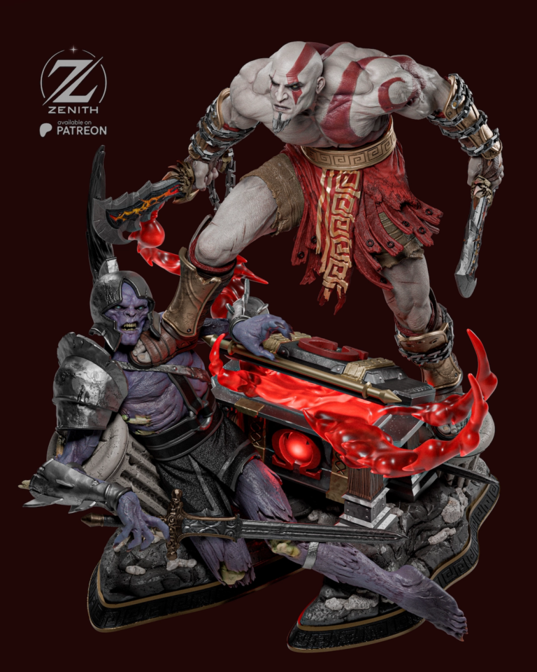 Kratos STL 8 - God of War