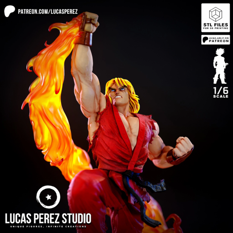 Ken Masters STL - Street Fighter