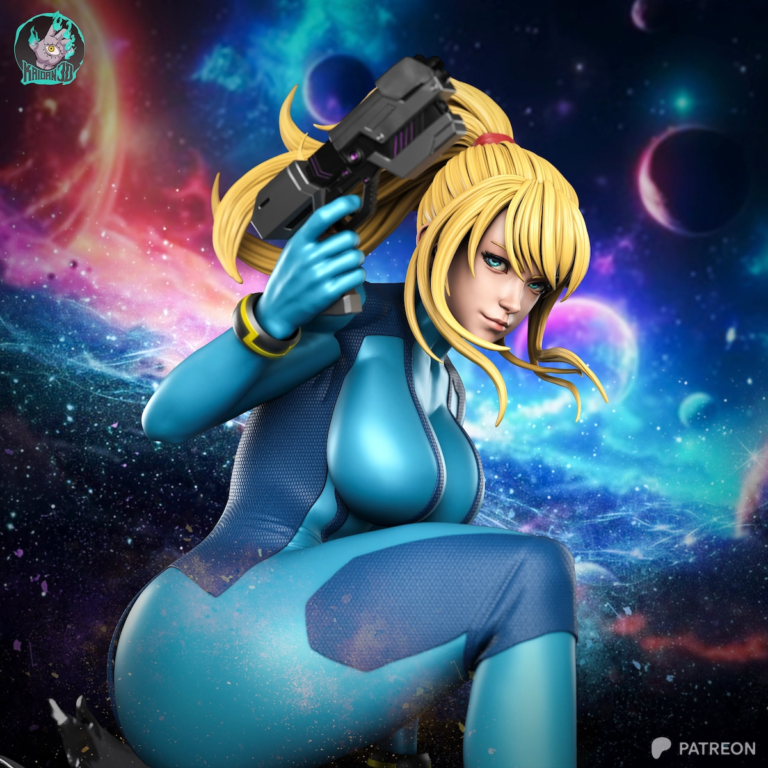 Samus Aran STL Cover