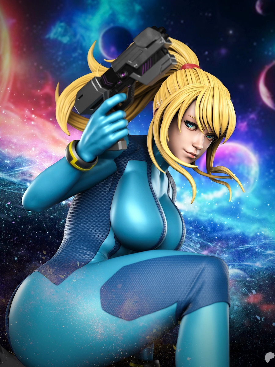 Samus Aran STL Cover