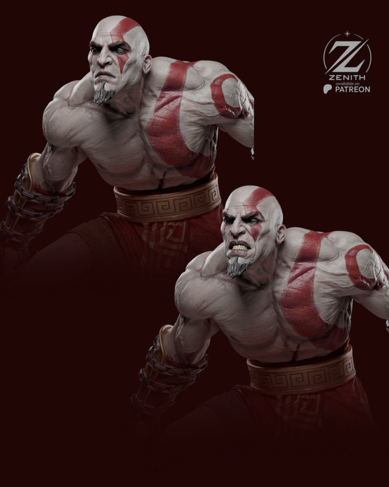 Kratos STL 8 - God of War