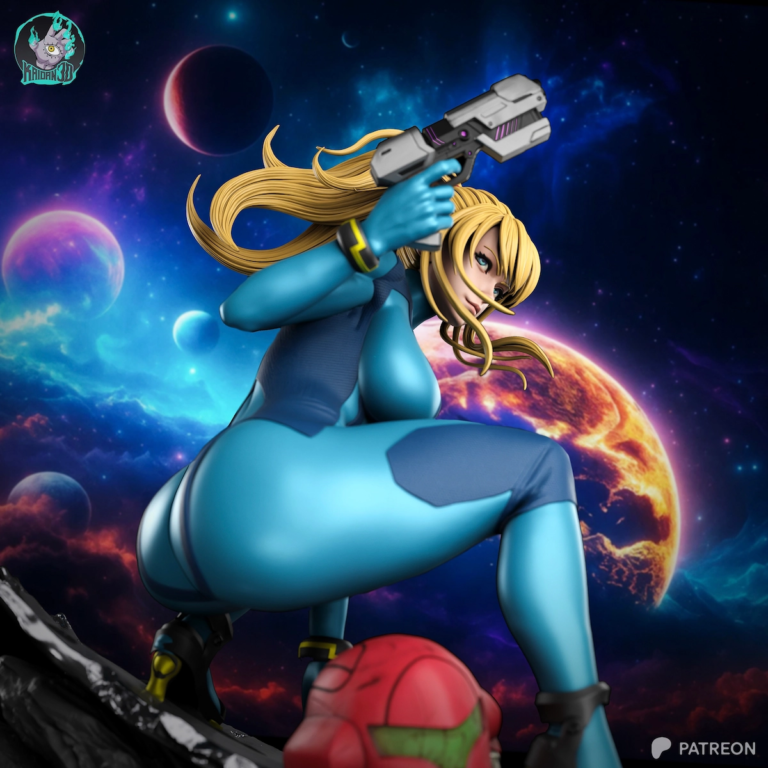 Samus Aran STL 2 - Metroid
