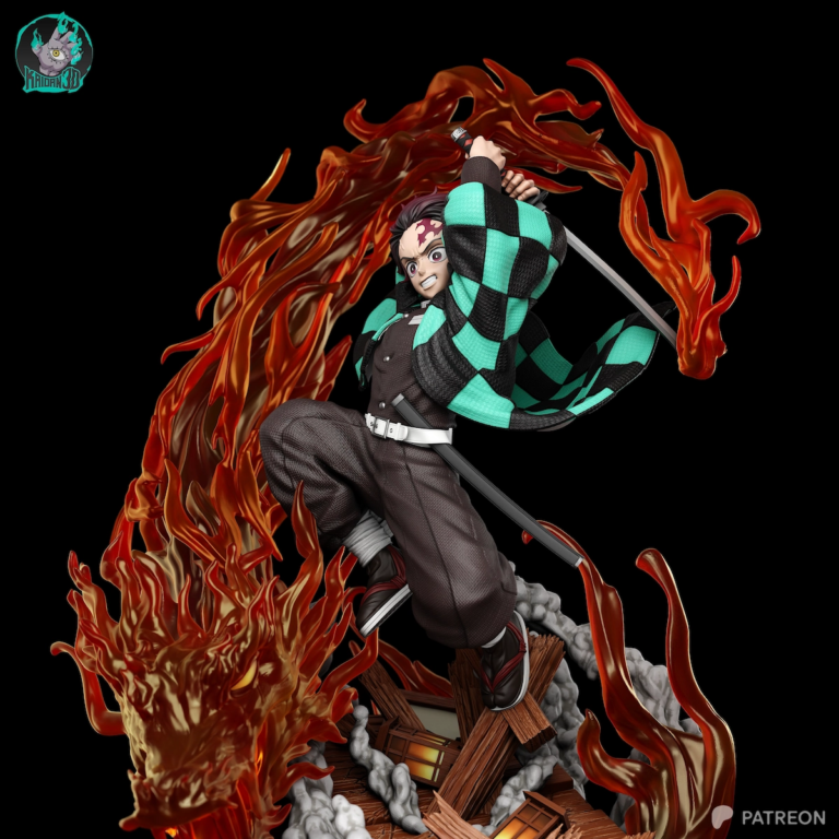 Tanjiro Kamado STL 3 - Demon Slayer