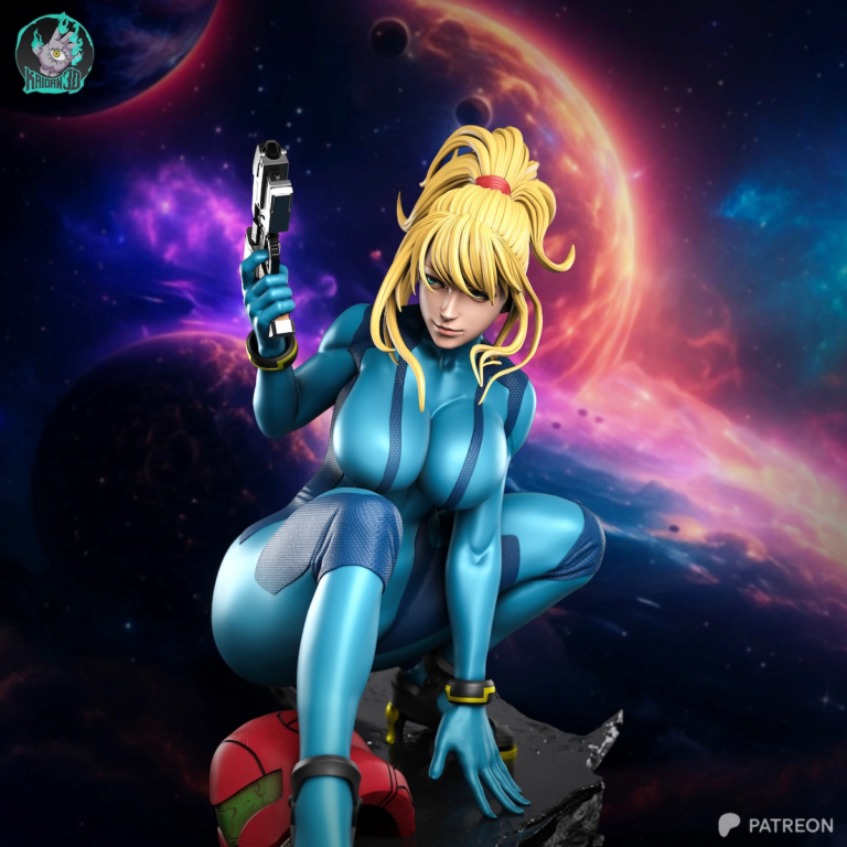 Samus Aran STL 2 - Metroid