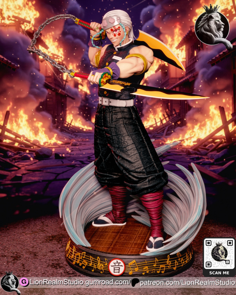 Tengen Uzui STL - Demon Slayer: Kimetsu no Yaiba