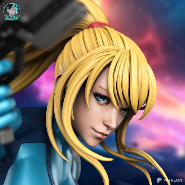 Samus Aran STL 2 - Metroid